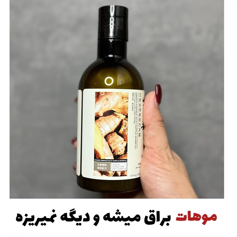 شامپو زنجبیل ضد ریزش آکوا