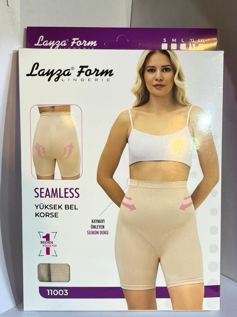 گن فرم دهنده بدن زنانه شلوارک لایزا فورم LAYZAFORM 11003