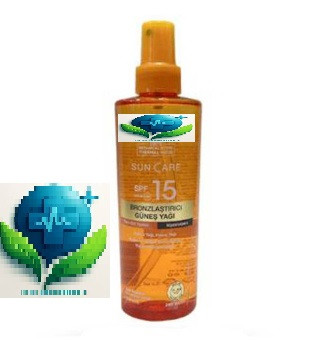 اسپری روغنی برنز کننده بدن حاوی ضدآفتاب SPF15+ حجم 200 میل بیوتا BIOTA